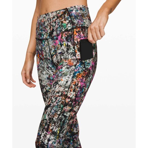 Lululemon Vitalize Nulux Fast & Free Crop II 19" Athletic Leggings Women's Sz 2 - Picture 5 of 11